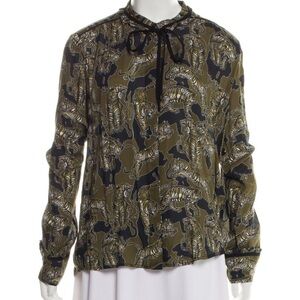 Just Cavalli animal printed blouse